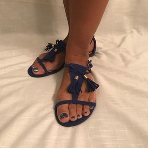 H&M royal blue sandals